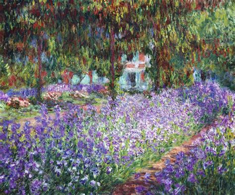 Claude Monet The Flowered Garden Painting Reproductions, Save 50-75% ...