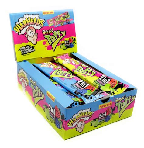 Warheads Sour Taffy 24 Piece