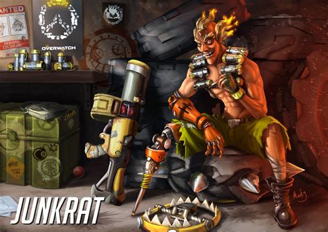 Junkrat Fanart, Mark Yong | Junkrat fanart, Overwatch drawings ...