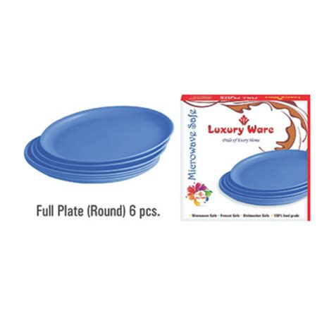 Microwave Safe Plate Full (Round) 6 Pcs at best price in New Delhi