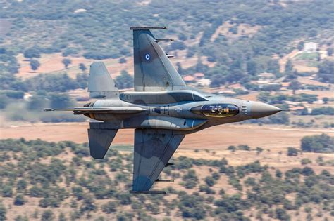 A Hellenic Air Force F-16C Block 52 Fighting Falcon, fitted with ...