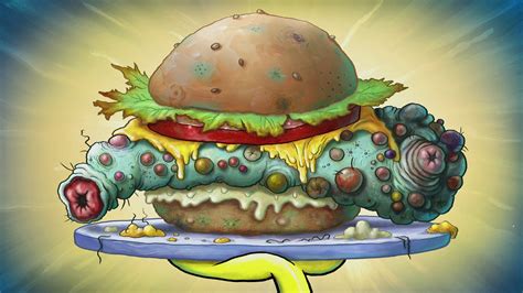 jelly burger spongebob