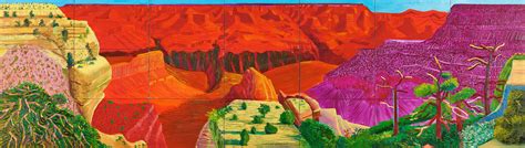 David Hockney (1937-), Grand Canyon | David hockney, David hockney ...