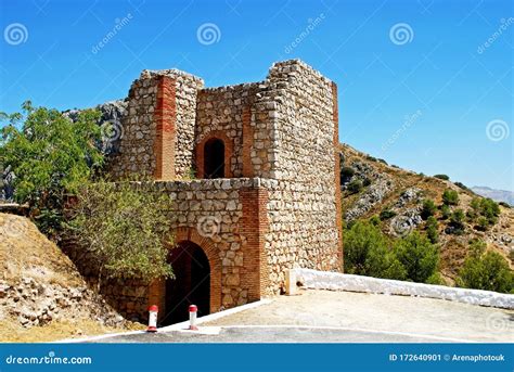 View of Part of the Castle, Archidona Spain. Stock Image - Image of ...