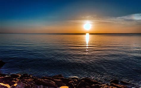 water, Sunrise, Ocean, Nature, Rocks, Hdr, Photography, Sea, Clear, Sky ...