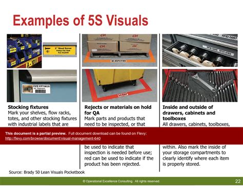 5S Visuals examples | Visual management, Lean manufacturing, Lean office