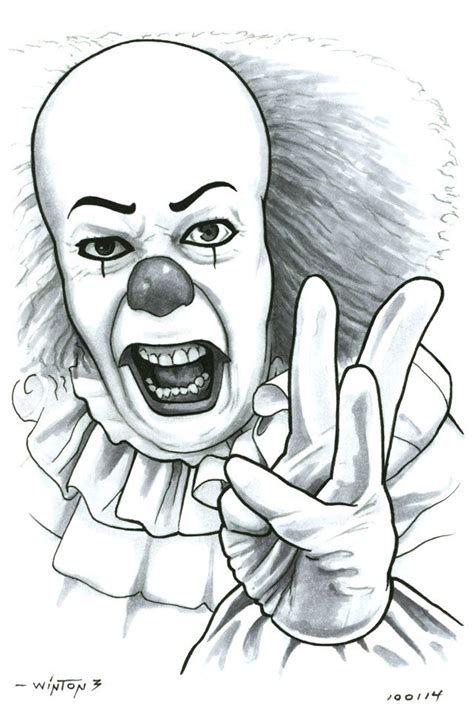 Pennywise Drawing 1990