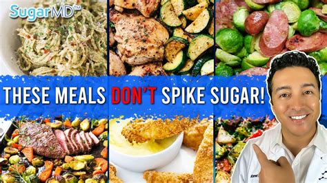 Easy Diabetic Meals & Recipes That Wont Raise Blood Sugar! - YouTube