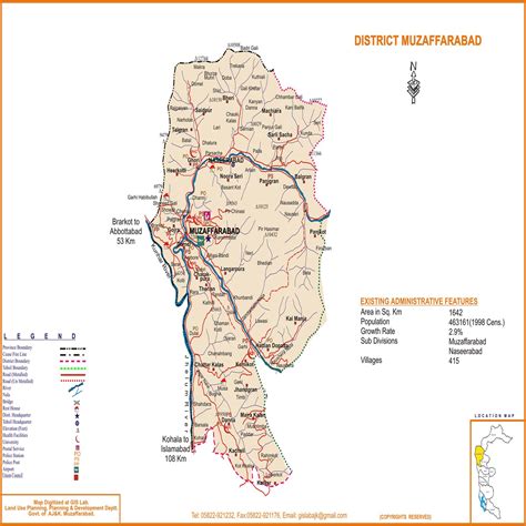 Map Of Muzaffarabad: Travel guide to Neelum valley AJK | AJKTOURS