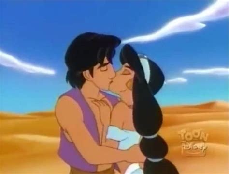 Aladdin and Jasmine kiss in "Mudder's Day" | Disney cartoon characters ...