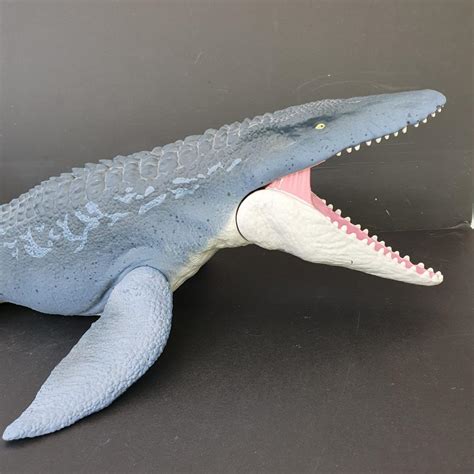 JURASSIC WORLD MATTEL REAL FEEL MOSASAURUS DINOSAUR TOY, Hobbies & Toys ...