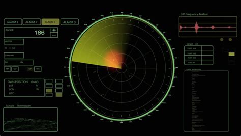 A Radar Screen Is Scanning For Signals Stock Footage Video 2973082 ...