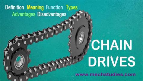 What are Chain Drives? Definition, Meaning, Types, Applications ...