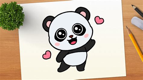 Easy Cute Panda Drawing