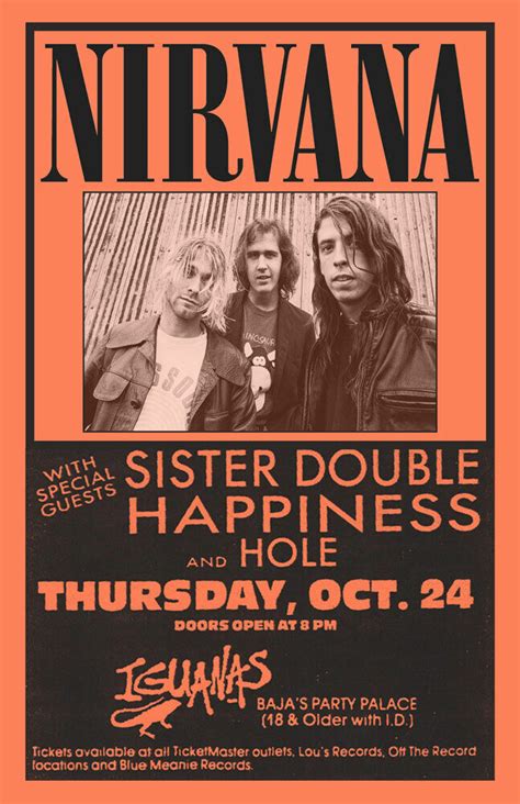 Nirvana Concert Poster