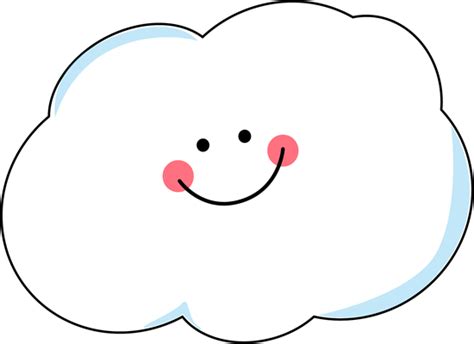 Happy Cloud Clip Art - Happy Cloud Image | Clip art, Free clip art ...