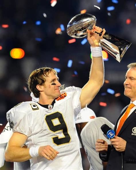 MVP DREW BREES - Geaux Saints Super Bowl 44 World Champions February 7 ...