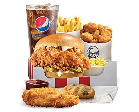 KFC Famous Chicken Chicken Sandwich Ultimate Box Meal - Simply Delivery