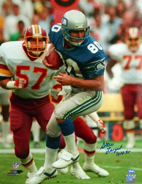 Steve Largent Autographed 16x20 Photo Seattle Seahawks "HOF 95" MCS ...