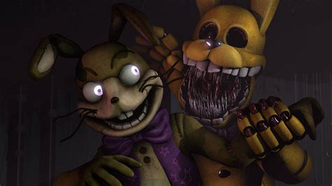 [FNAF/SFM] glitchtrap vs itp springbonnie by fnafeur11 on DeviantArt