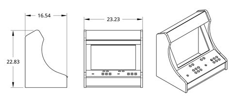 Bartop Arcade Cabinet Template | Cabinets Matttroy