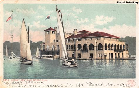 Detroit Boat Club (current) | Postcards — Historic Detroit