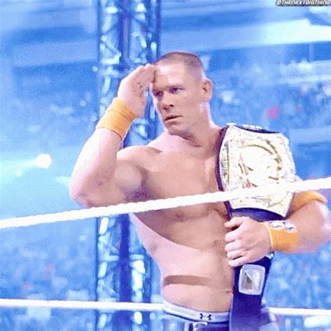 John Cena Salute GIF - JohnCena Salute WWEChampion - Discover & Share GIFs