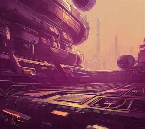 cyberpunk space station, Industrial Scifi, detailed | Stable Diffusion ...