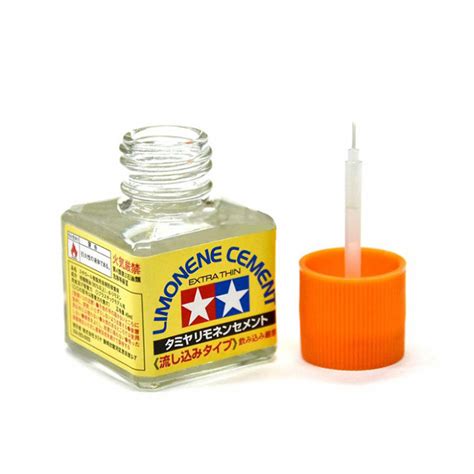 Tamiya 87134 Limonene Extra Thin Type Plastic Cement with brush 40ml.