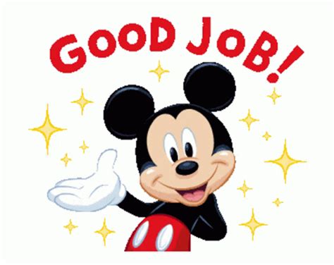 Mickey Mouse Good Job GIF - Mickey Mouse Good Job Nice Work - Discover ...