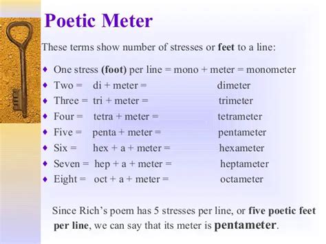 69 examples of poetry meter