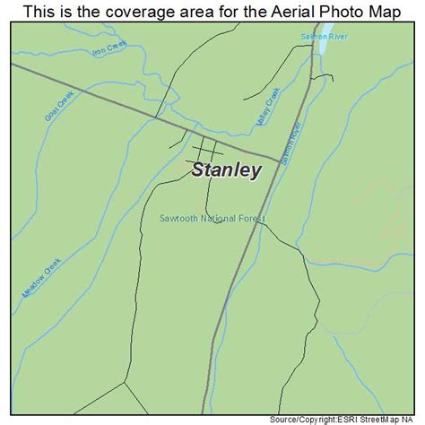 Aerial Photography Map of Stanley, ID Idaho