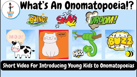 What's an Onomatopoeia?! |Onomatopoeia for Kids| Animal Sounds | Sounds ...