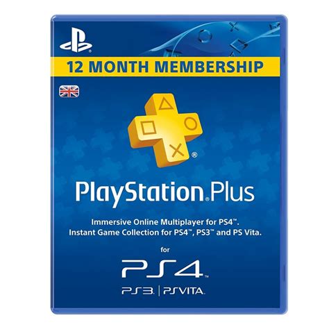 Sony PlayStation Plus 12 Month Membership