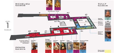 Louvre Floor Plan Mona Lisa | Floor Roma