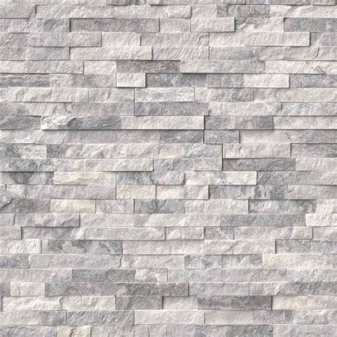 Alaska Gray Stacked Stone, Splitface, 6x18, Marble, Hardscape, 10 ...