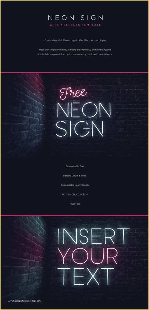 Free After Effects Typography Templates