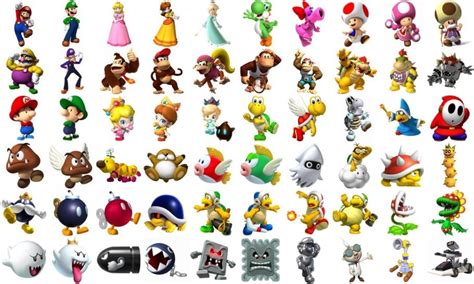 super mario characters - Google Search | Super mario art, Mario art ...