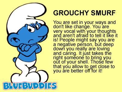 The Smurfs | Funny quotes, Grouchy, Funny pix