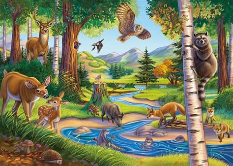 Forest Animals Drawing