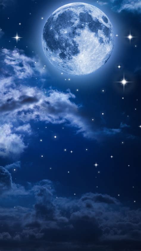 Moon, night, sky, HD phone wallpaper | Peakpx