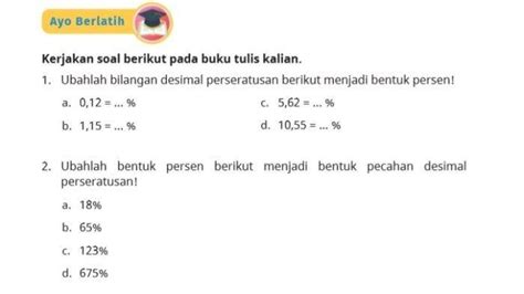 Kunci Jawaban Matematika Kelas 4 Halaman 82: Ubahlah Bilangan Desimal ...