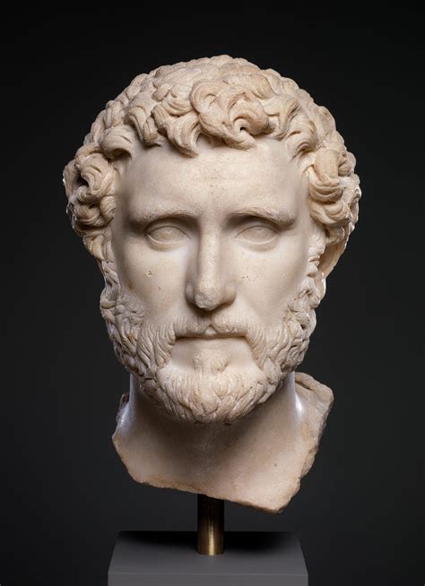 Marble portrait of the emperor Antoninus Pius | Roman | Antonine | The ...