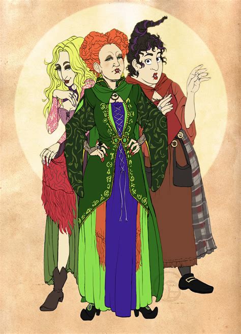 HP: The Sanderson Sisters by JaDisArt on DeviantArt