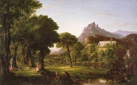 Thomas Cole: Dream of Arcadia. 1838. Oil on canvas. Artist Canvas ...