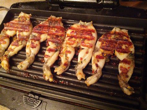 grilled frog legs