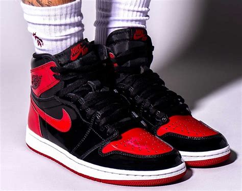 On-Foot: The Air Jordan 1 High OG ‘Bred Patent’ - Sneaker Freaker