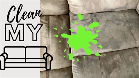 Cleaning my Microfiber Couch - YouTube