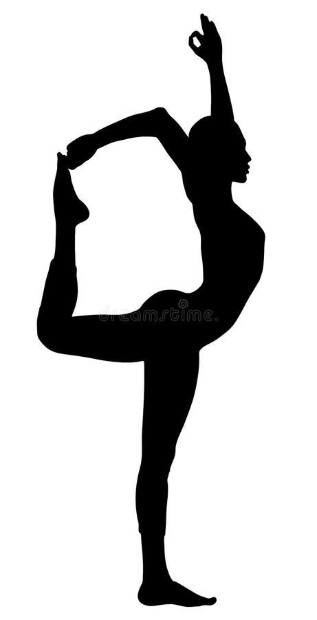 YOGA dance pose stock vector. Image of lord, women, icon - 13668398