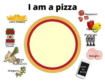 I Am A Pizza Manipulative by Corrie's Club for Everyone | TPT